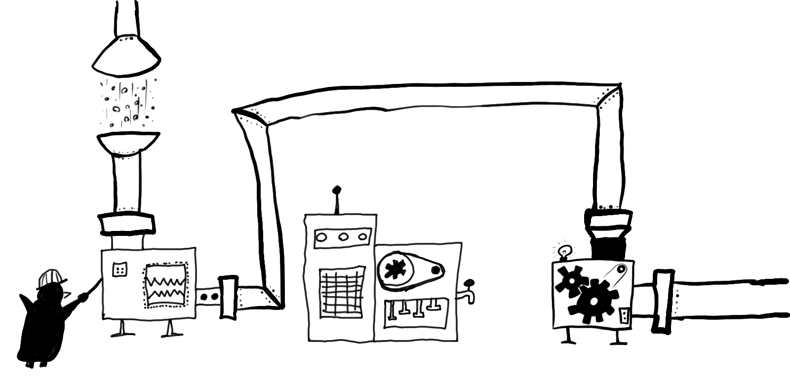 Illustration machine input-output